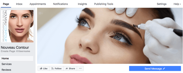 marketing you business, salon marketing, setting up your page, cover photo, how to add cover photo